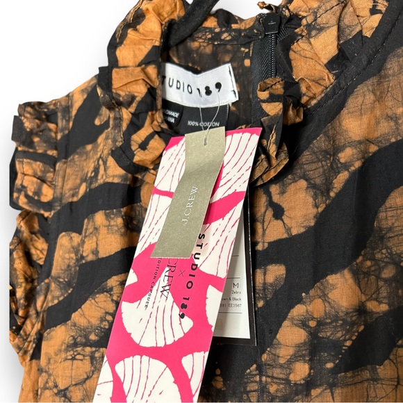 ❌SOLD❌ STUDIO 189 x J.CREW NWT Limited Edition Animal Print Midi Dress Sz Medium - Picture 10 of 11